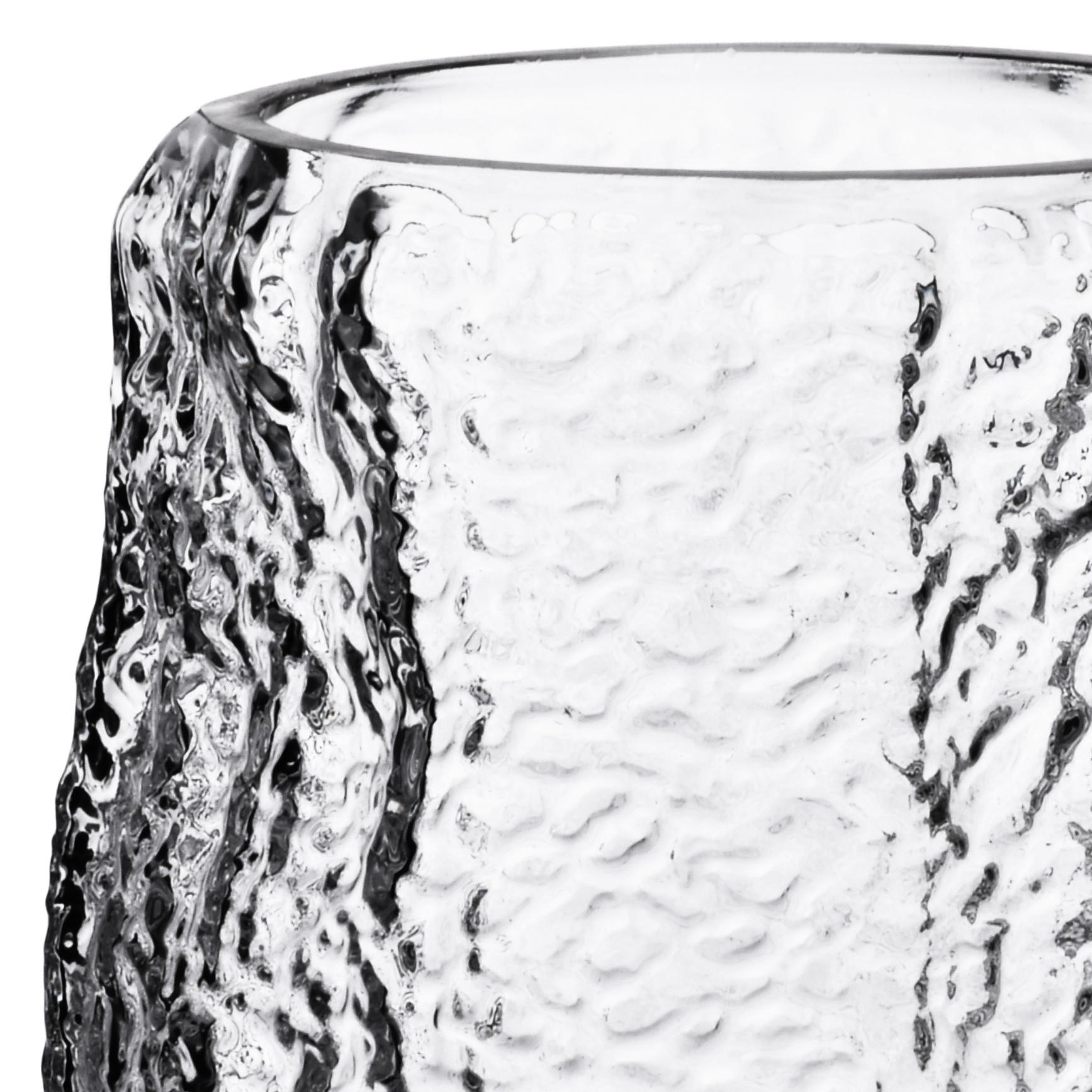 VASE Serenite Transparent 12,5x12xh20 cm Glas - Transparent, Glas (20cm) - Mondex
