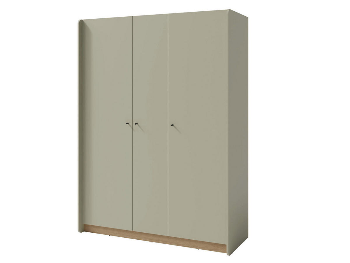 SCHLAFZIMMER Set 5-tlg. – ALESSIO System – Grau - Grau, Holzwerkstoff (212/88/137cm) - hi-markt