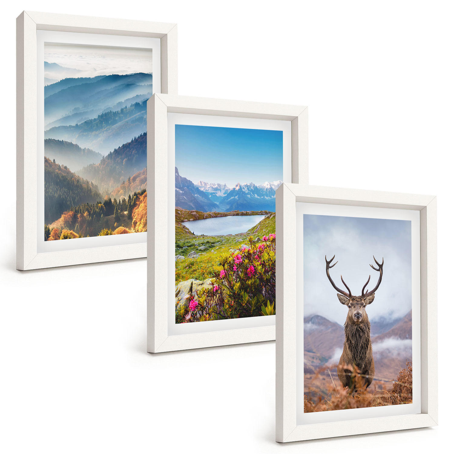 Tulup Bilder Weiß 20x30 cm