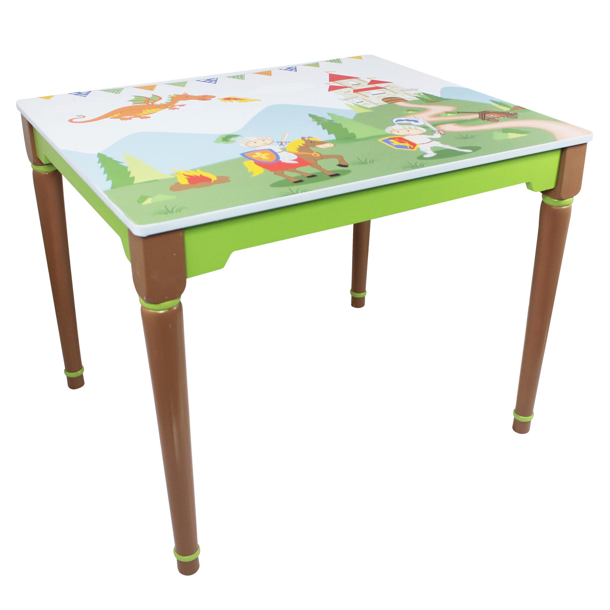 HOLZTISCH Kinder, Mehrfarbig, 56cm - Multicolor, Holz (59.4/55.9/71.1cm) - Teamson Kids