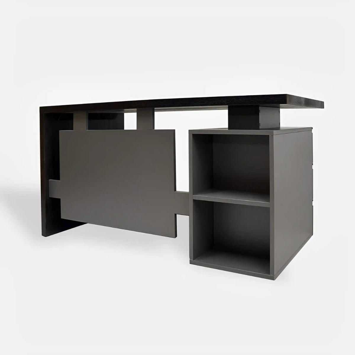 EICHENBÜROMÖBEL mit offenen Schubladen für ein Open-Space-Büro BOSS - Eichefarben, Holz (70/140/75cm) - Rawood Furniture