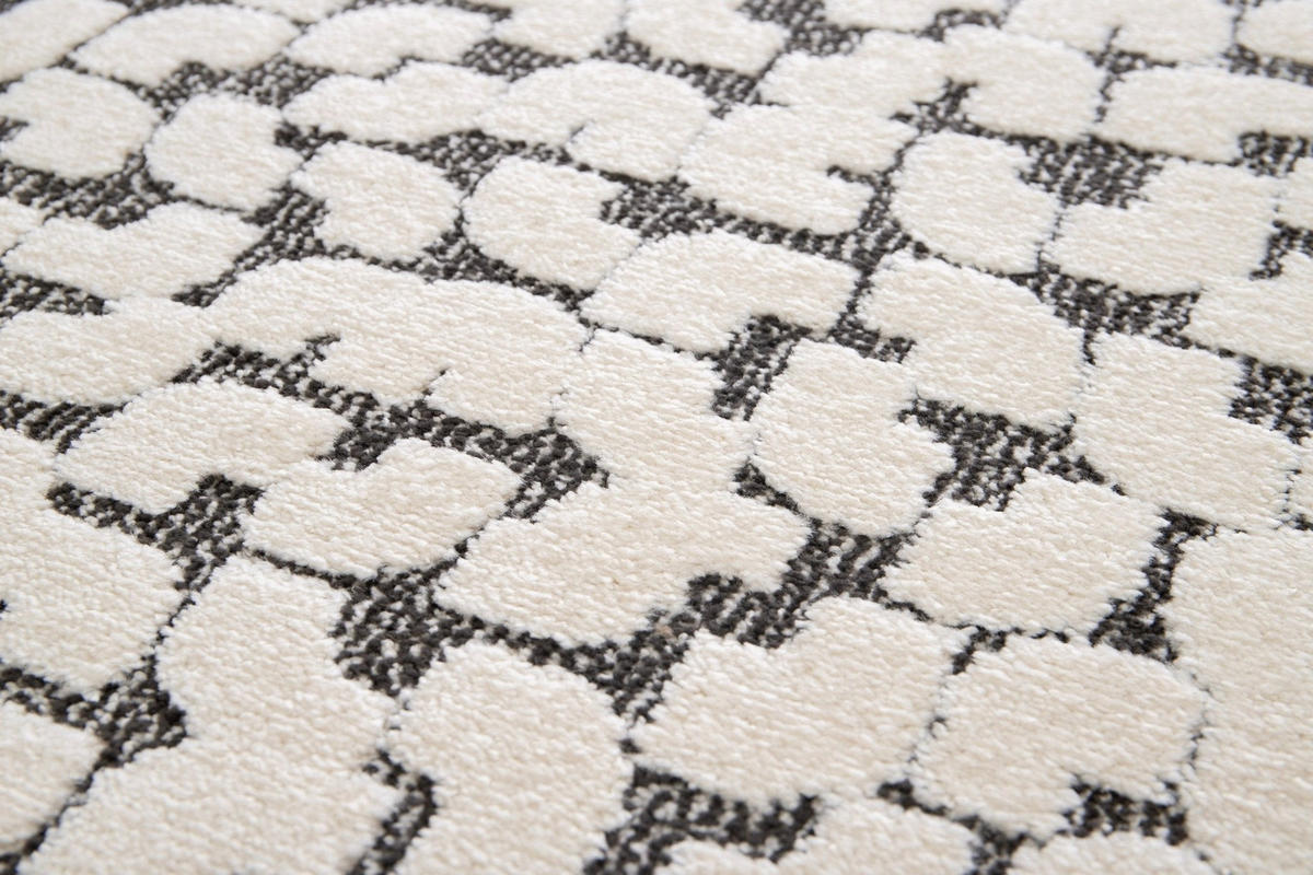 TEPPICH ultrafein mit Skulptureffekt grau - Grau, Textil (120/170cm) - AFK Living