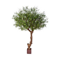 KUNSTBAUM Künstlicher Olivenbaum - Ilias 270 cm - Grün, Kunststoff (270cm) - aplanta