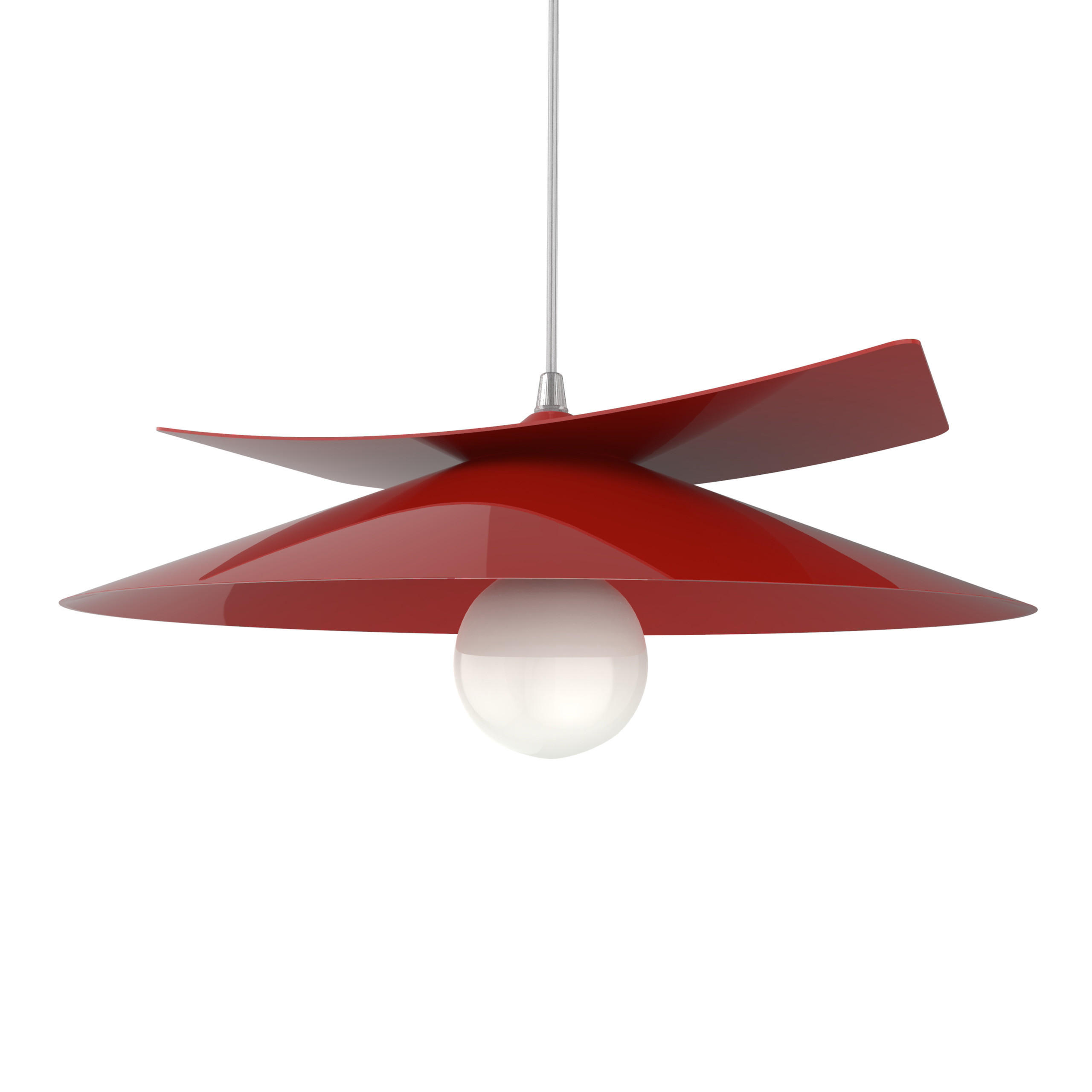 Lumicom Hängeleuchte Rot 34x9x40 cm