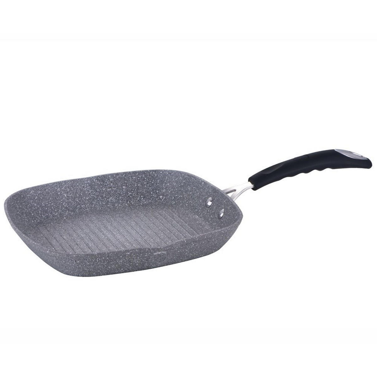 PFANNE Grau 28/28/5.7 cm BH1163 - Grau, Metall (28cm) - Berlinger Haus