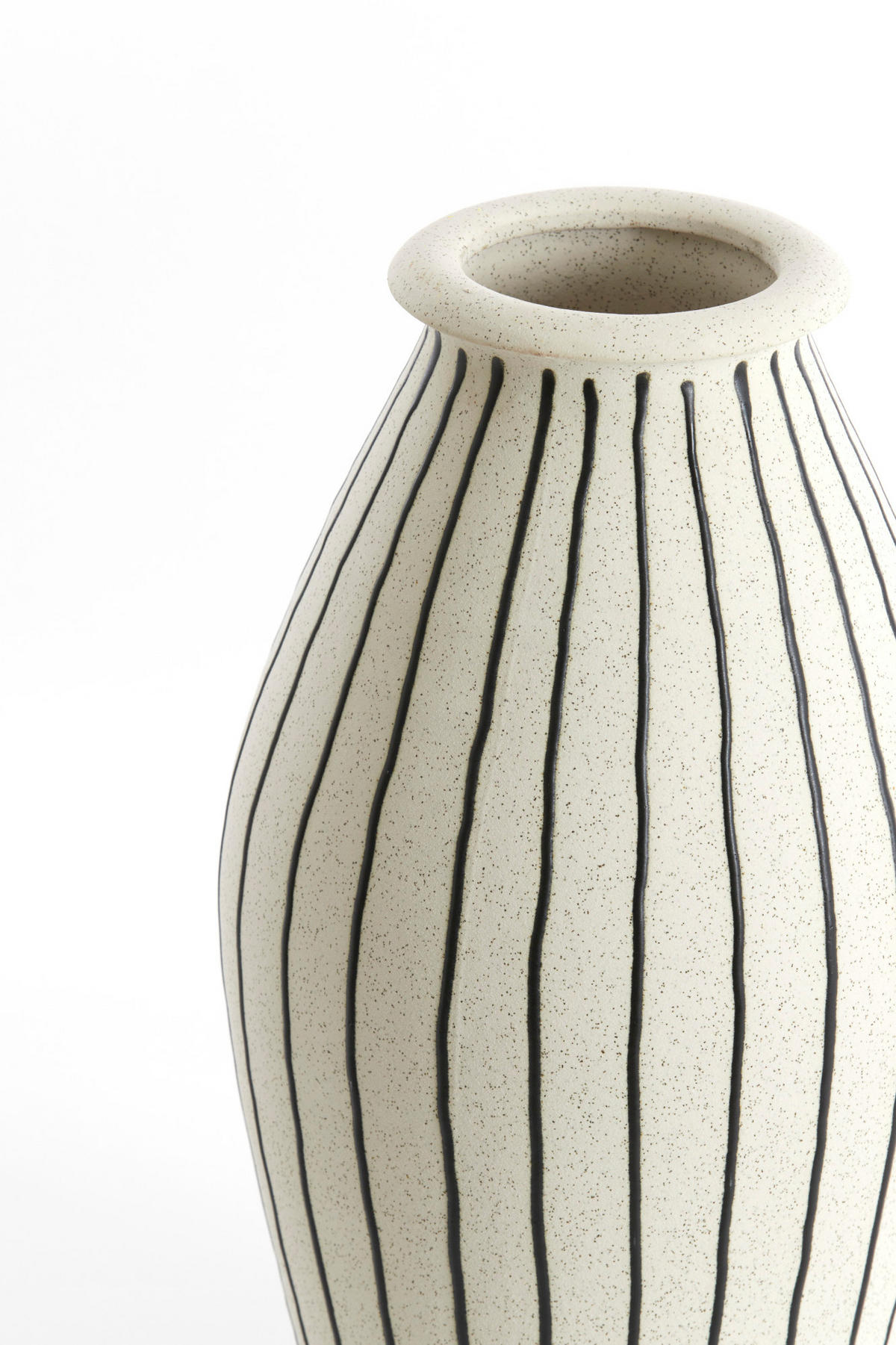 VASE Diphu Weiß Ø23,5/43 cm - Weiß, Keramik (43cm) - Light & Living
