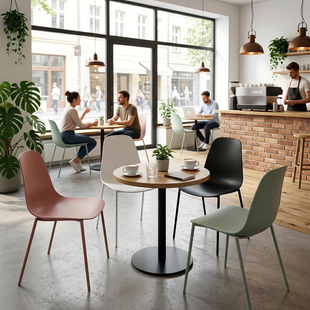 STUHL FELIZ weiß - Weiß, Kunststoff (48/88/48cm) - Légia Home