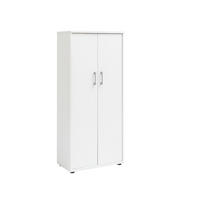 AKTENSCHRANK Tiger Large 147x65x34 cm 4 Fächern & 2 Flügeltüren Weiß - Weiß, Holz (65/147/34cm) - PROREGAL