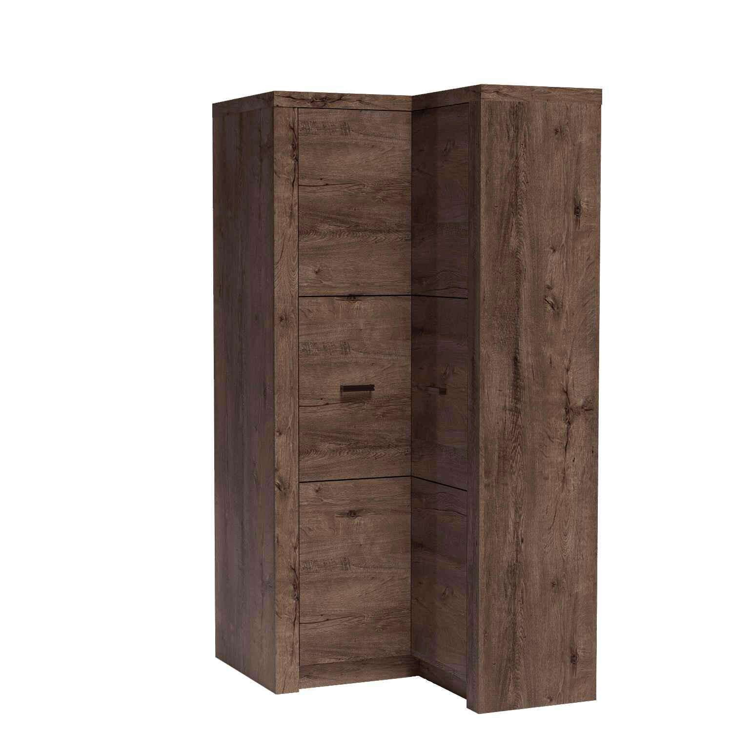 Masseno Drehtürenschrank Braun 106x192x58 cm