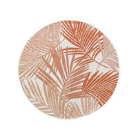 OUTDOORTEPPICH rund Cleo Orange ø 120 cm rund - Orange, Textil (120/120cm) - benuta Nest