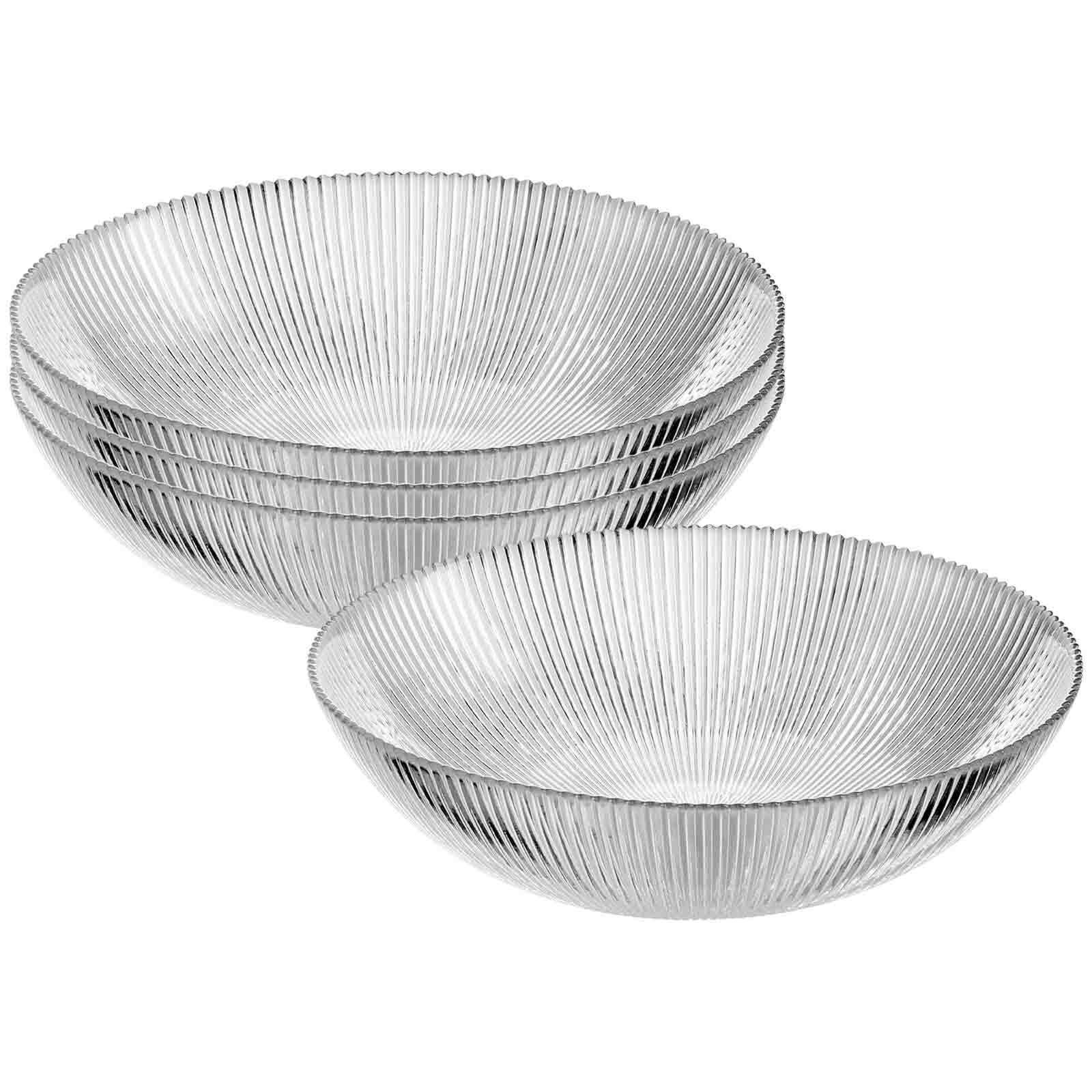 SERVIERSCHALEN Unico transparent ø 25 cm 4er Set - Transparent, Glas (25/7/25cm) - Ritzenhoff Breker