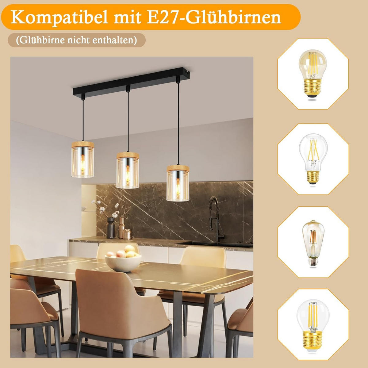 KRONLEUCHTER Flamhold 12.0/46.0/137.5 cm - Schwarz, Metall (137.5/12/46cm) - ZMH