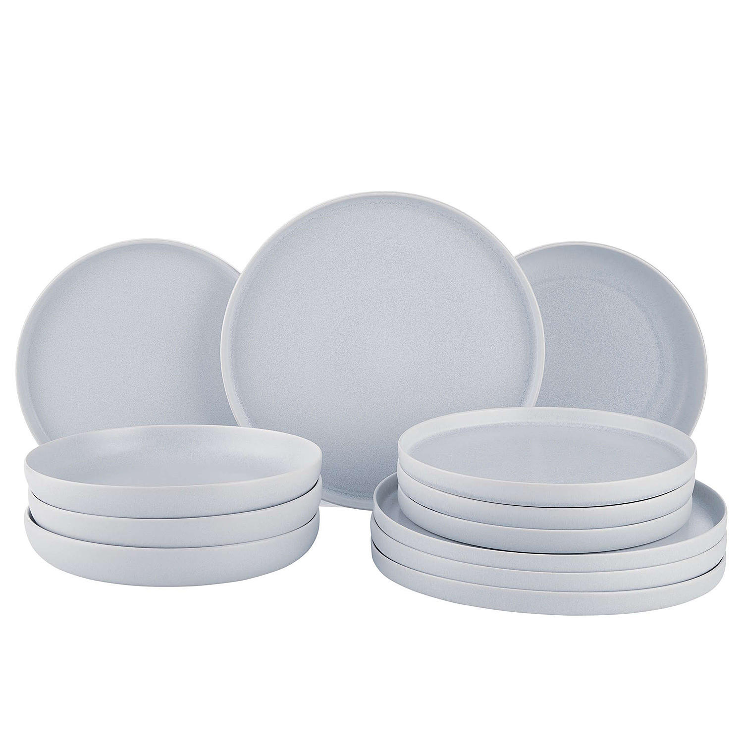 DINNER-SET (12-teilig) Casa Nova - Grau, Keramik (27/1/27cm) - Butlers