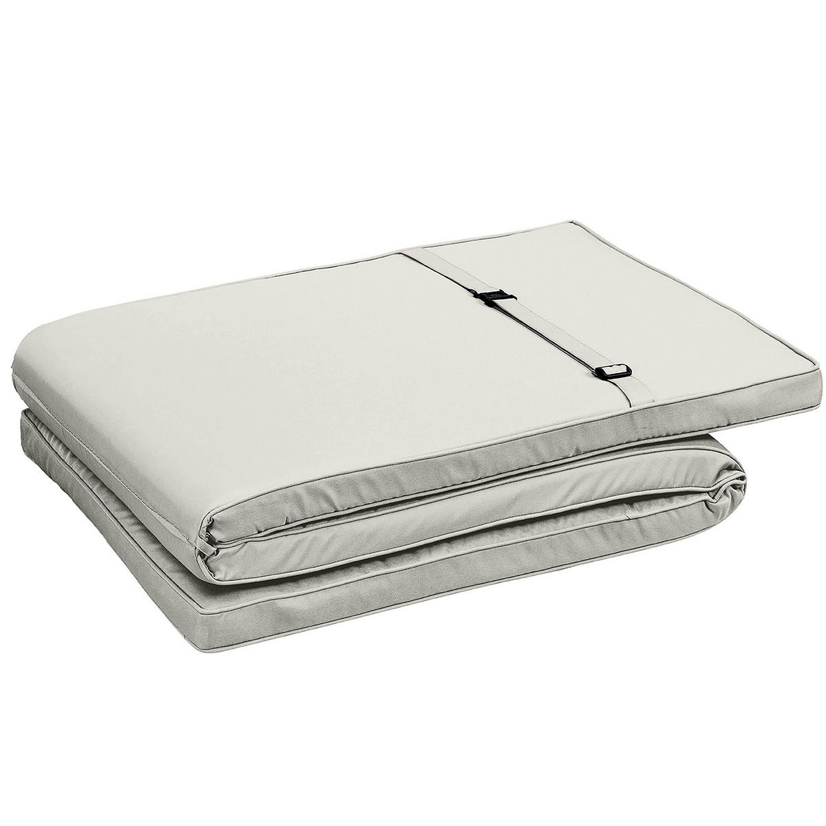 SONNENLIEGENKISSEN 2-tlg., Beige - Beige, Textil (53/5/186cm) - Oviala