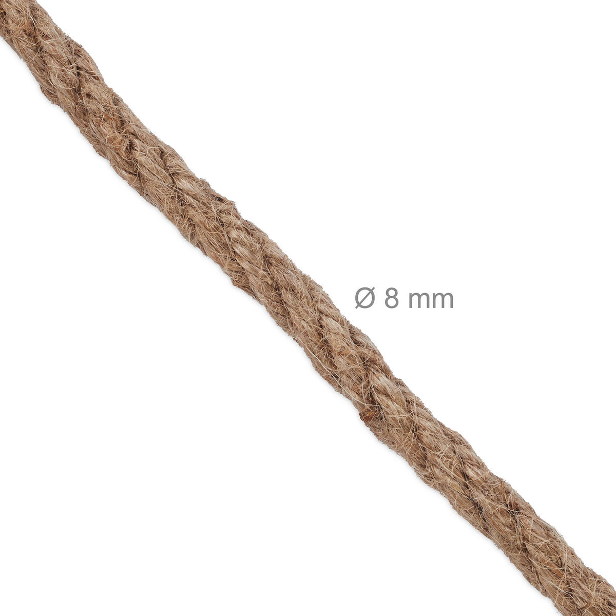 JUTESEIL - Hellbraun, Textil (10/14/33cm) - Relaxdays