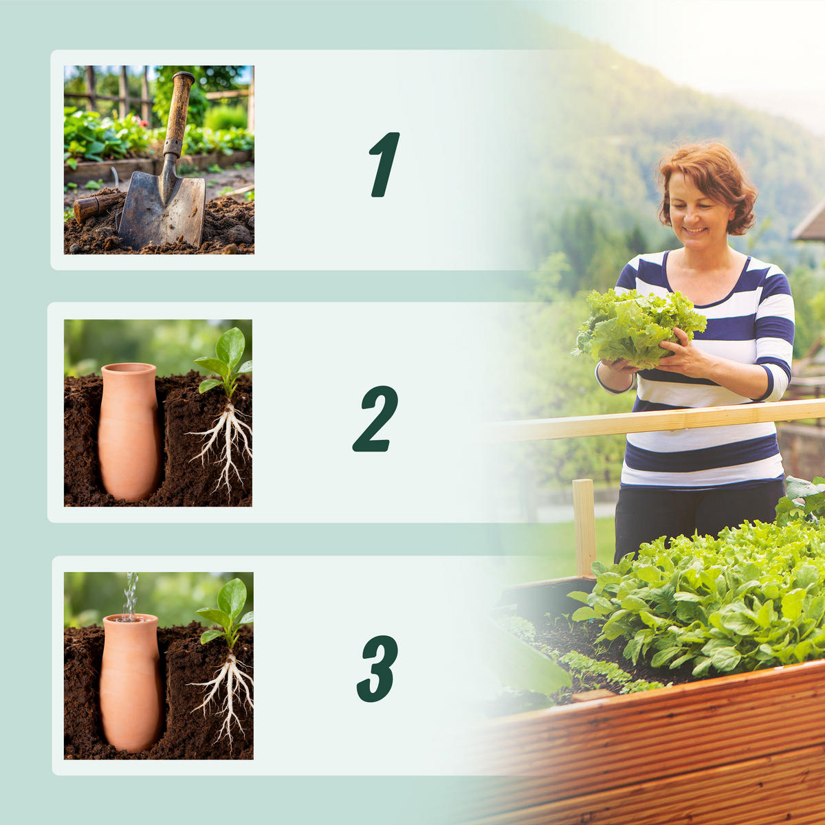 2XOLLAS - Hellbraun, Keramik/Naturmaterialen (10/21.5/10cm) - Relaxdays