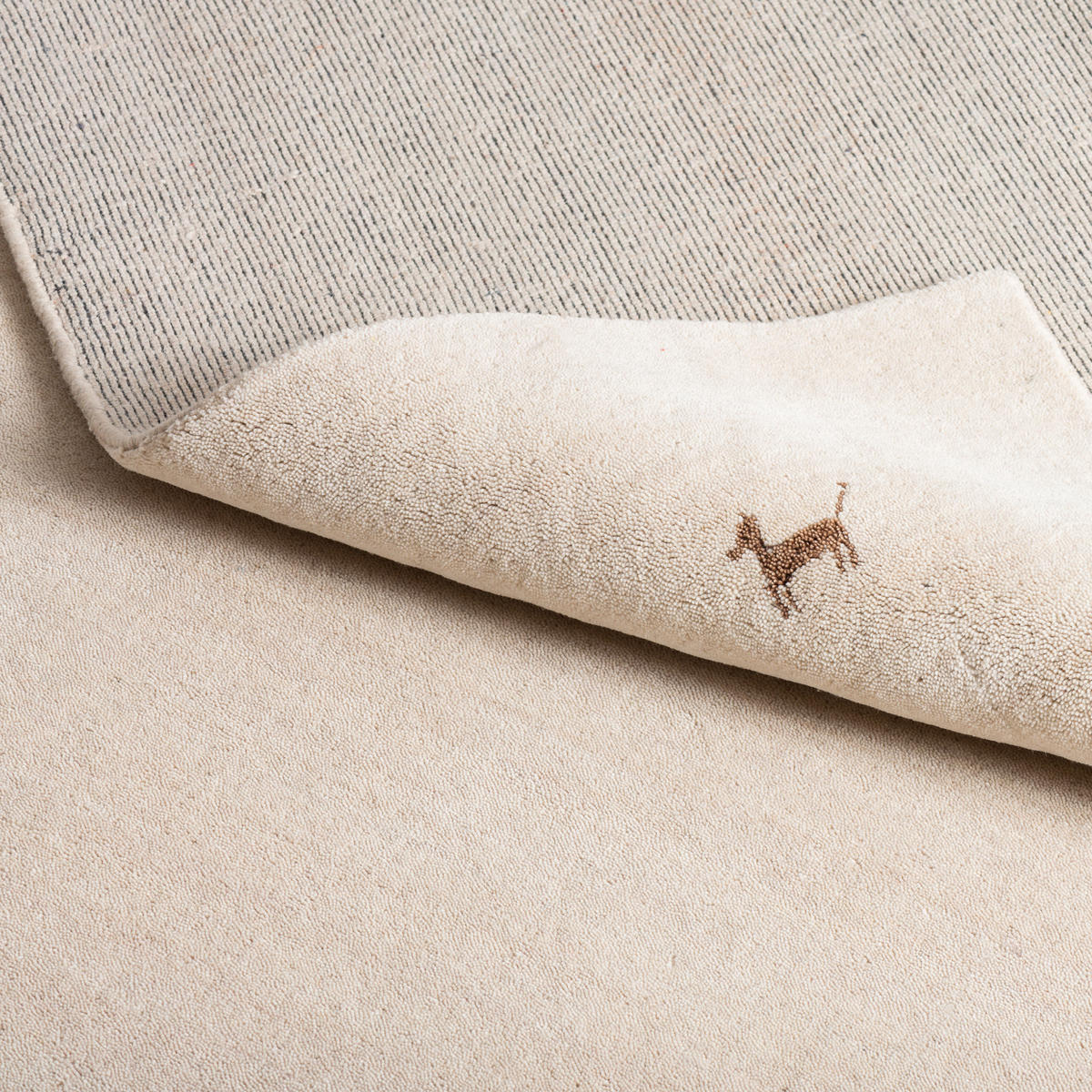 NATUR TEPPICH INDO NEPAL GABBEH SHIVA - Beige, Textil (70/140cm) - Pergamon