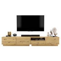 TV-LOWBOARD 2-er Set Enjoy Eiche Artisan Matt Loft Schublade 120 cm - Eiche Artisan, Holzwerkstoff (240/37/35cm) - Meble Lindner