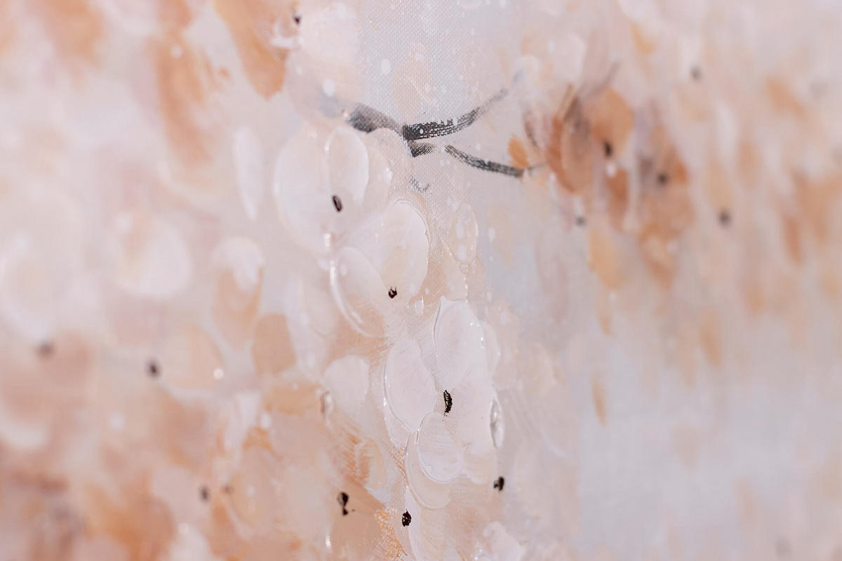 ACRYLBILD HANDGEMALT 120/60 cm - Pink, Holz/Textil (120/60cm) - KUNSTLOFT