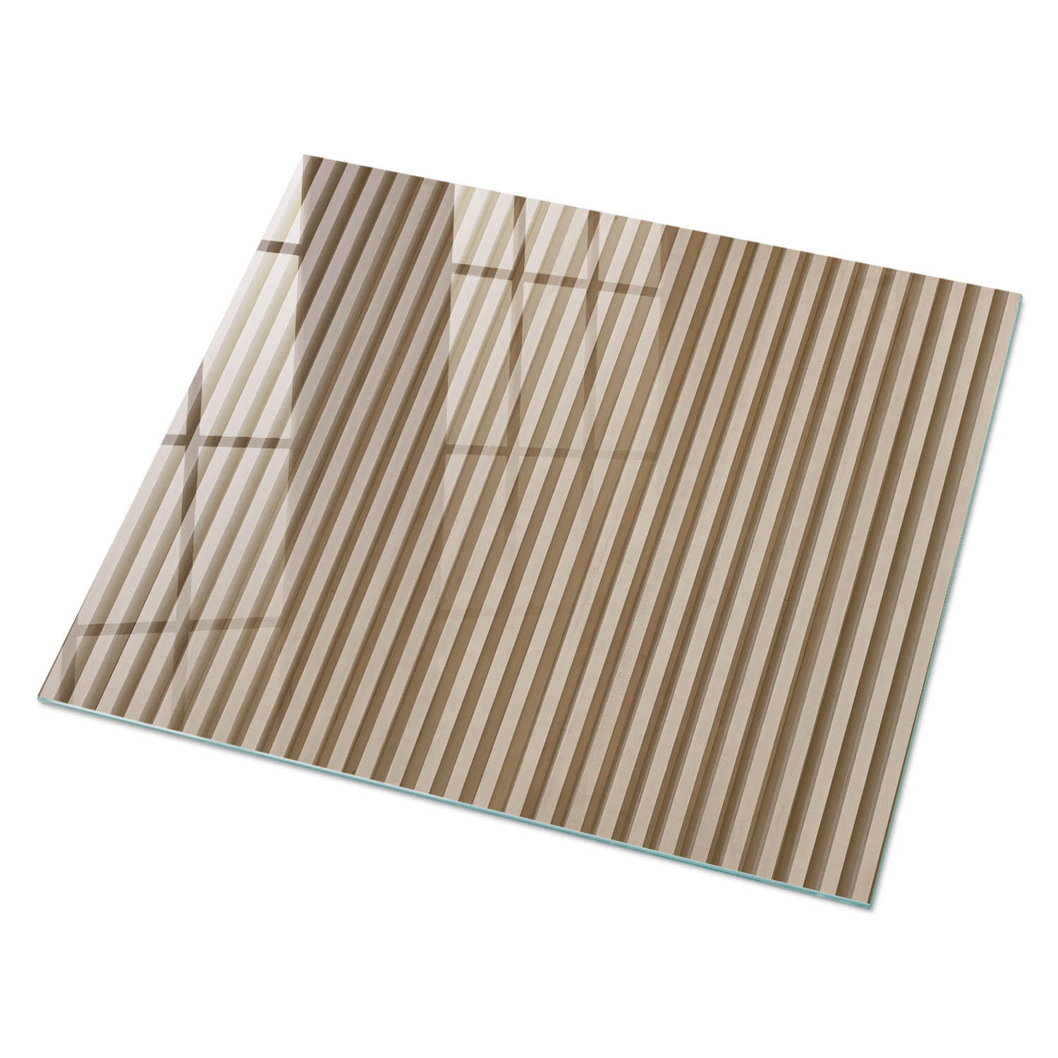 GLASPLATTE 80x60 cm – Minimalistische Muster - Beige, Glas (0.4/80/60cm) - ArtPrintCave