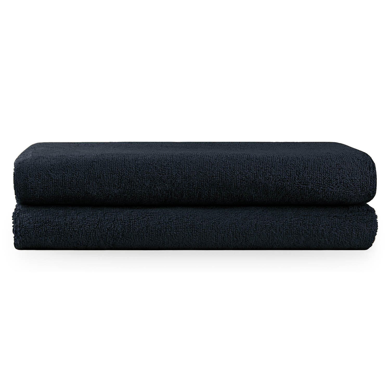 BADETUCH 2er-Set, 2x Badetuch 70/140 cm, Dunkelblau - Dunkelblau, Textil (70/140cm) - Blumtal