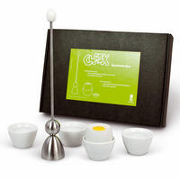 EIERSCHALENSOLLBRUCHVERURSACHER Clack Geschenkbox Set, 4-tlg. - Multicolor, Metall (4.7/18/26cm) - Take2