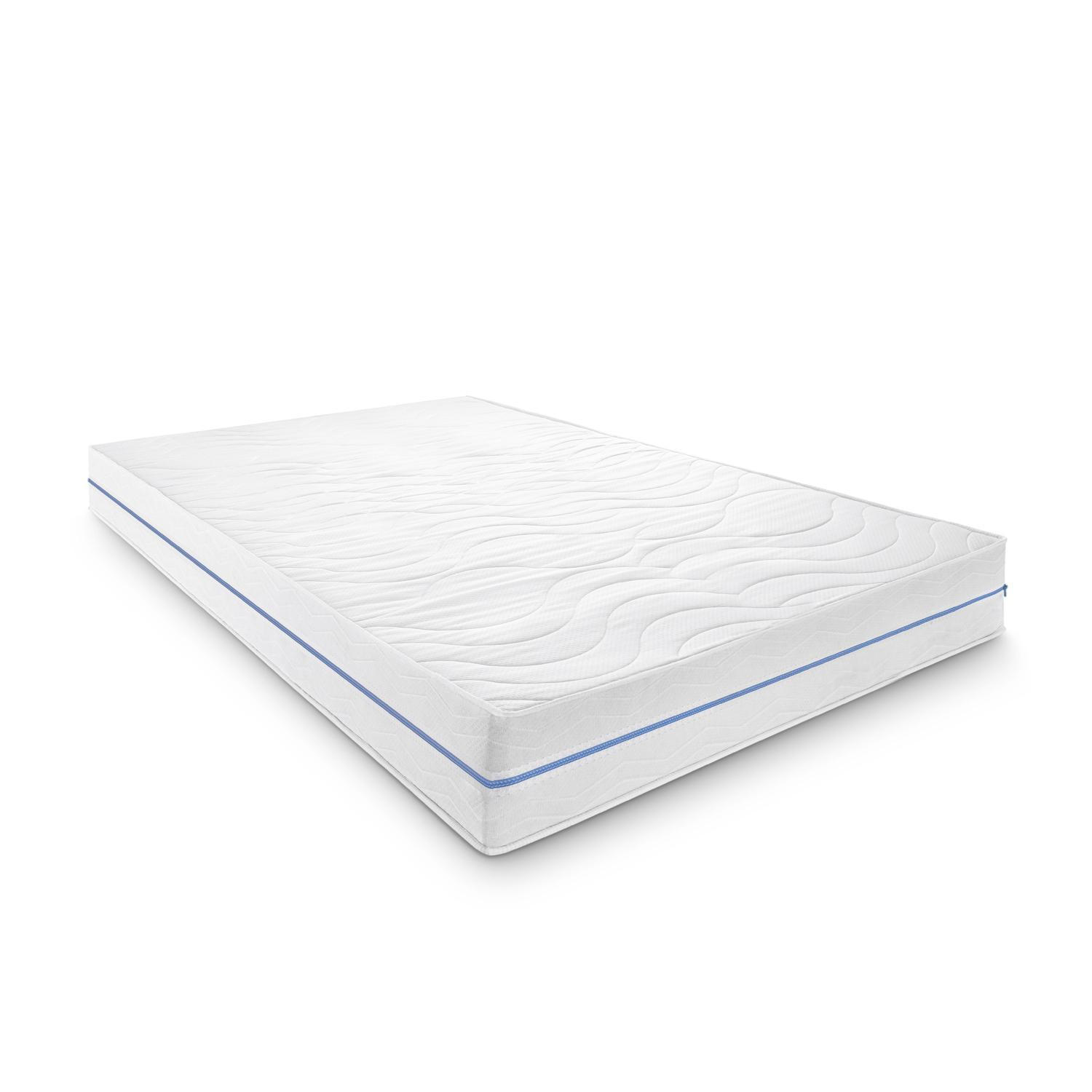 KALTSCHAUMMATRATZE Premium 120x200 cm - Weiß, Textil (120/200cm) - Supportho