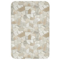 KÚPEĽŇOVÁ PREDLOŽKA Mozaika - Kamienky - béžová 60x90 cm - krémová/béžová, textil/plast (60/90cm) - OnlyWow