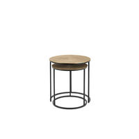 BEISTELLTISCH Ciara Metall Durchmesser 49 cm Brass - Messingfarben, Metall (49/49/52cm) - Villa Möbel