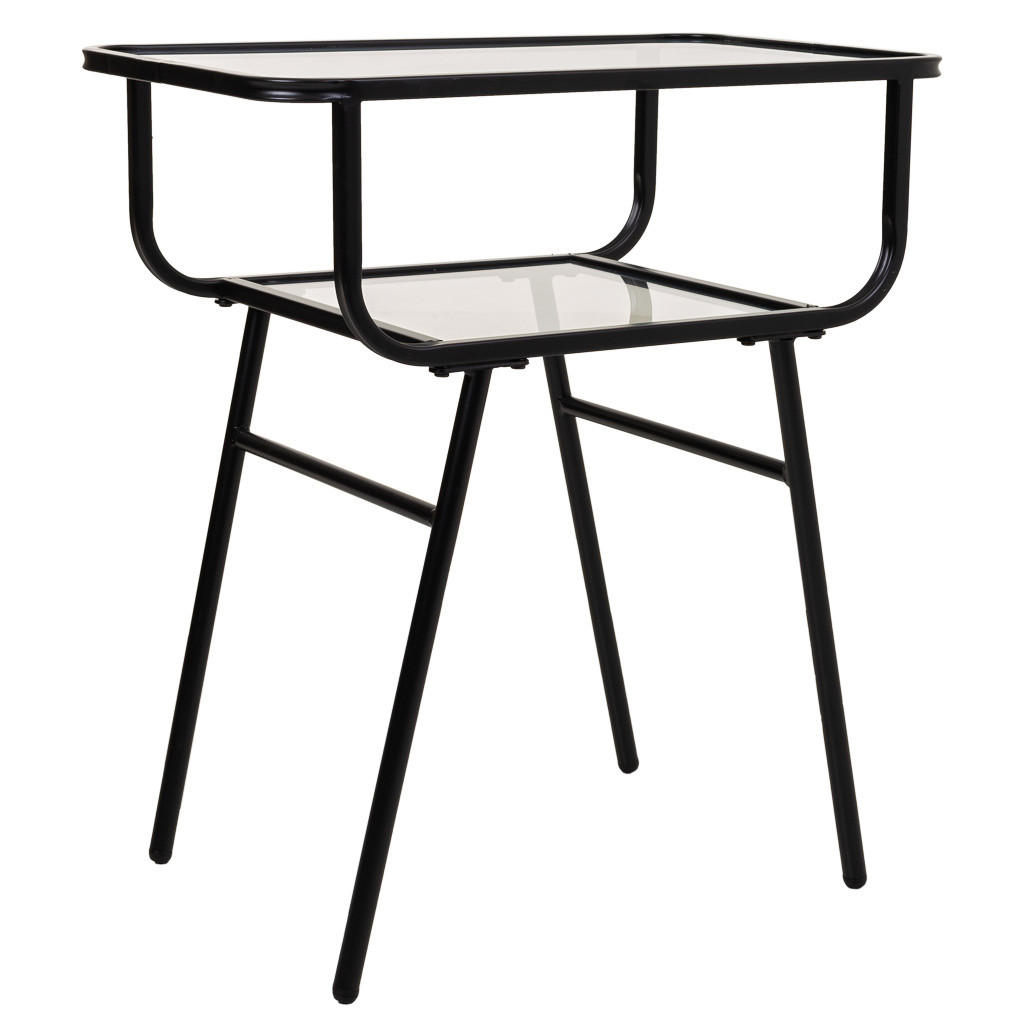 Wanderlust Nachttisch Grau 60x65.5x35 cm