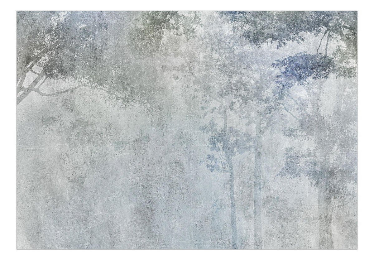 SELBSTKLEBENDE FOTOTAPETE 245/175 cm - Blau/Grau, Kunststoff/Textil (245/1cm) - KUNSTLOFT