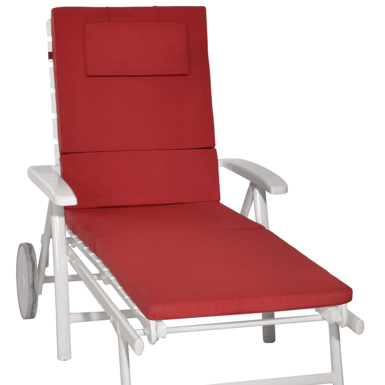 ROLLLIEGENAUFLAGE Loft RL 200/60/5 cm Rot - Rot, Textil (60/5/200cm) - Beautissu 