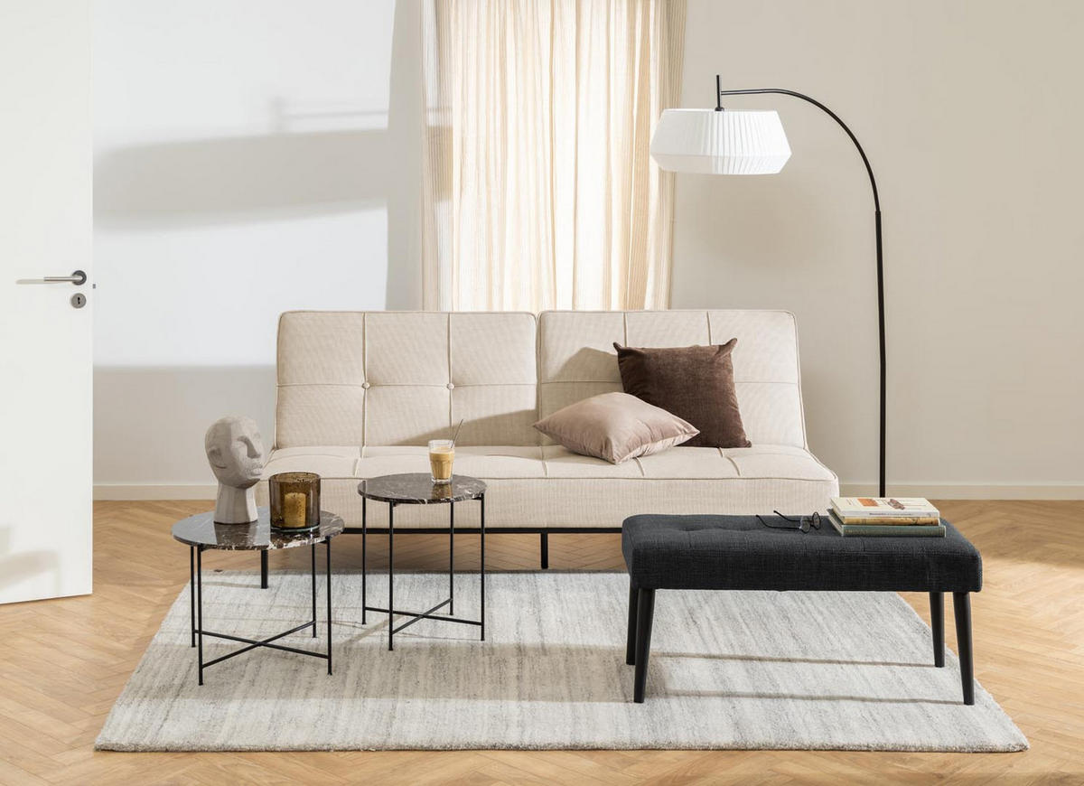 SCHLAFSOFA beige - Beige, Holzwerkstoff (198/87/95cm) - ebuy24