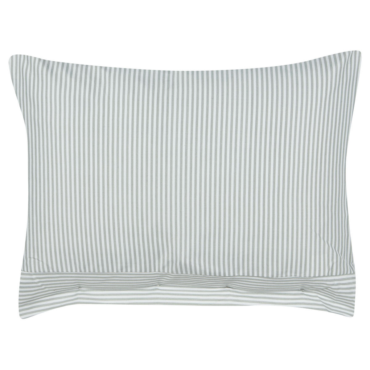 Dekokissen 2er-Set Mintgrün 40/60 cm Sebrine - Weiß/Braun, Textil (60/40cm) - Beliani