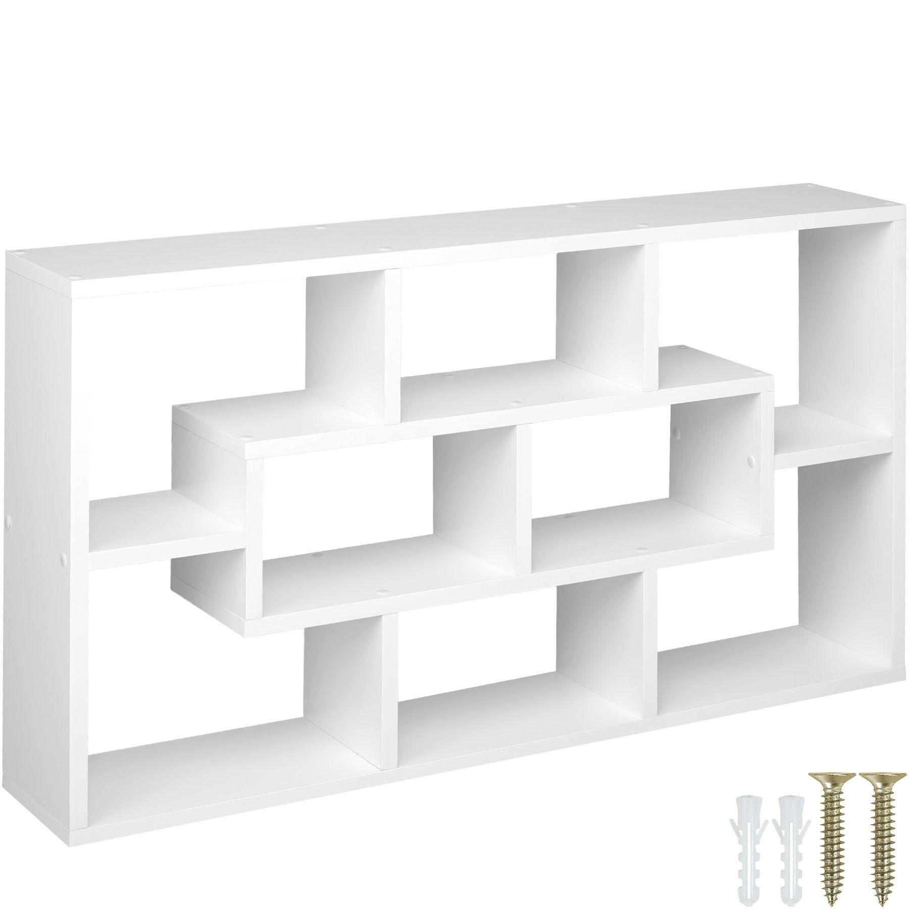 WANDREGAL Kassandra, 85 x 48 x 16 cm, weiß - Weiß, Holz (48/16/85cm) - tectake