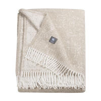 DECKE / Plaid Ease beige 140x200cm - Beige, Textil (140/200cm) - Musterring