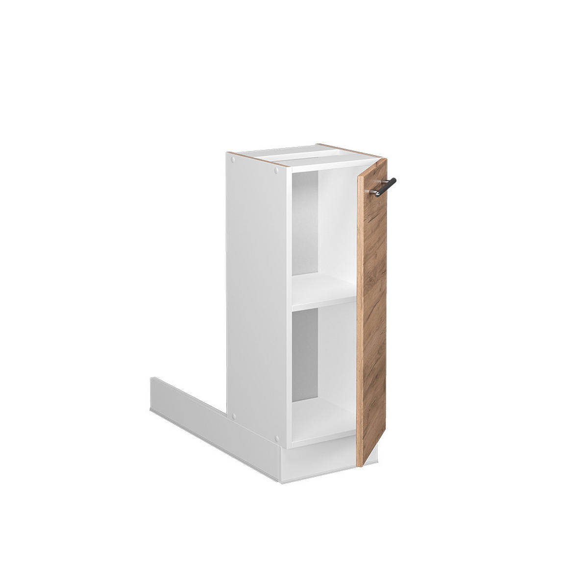 KÜCHENINSEL Fame-Line Goldkraft Eiche 30 cm ohne AP - Honigeiche/Eiche Wotan, Holzwerkstoff (30/82/70cm) - Vicco