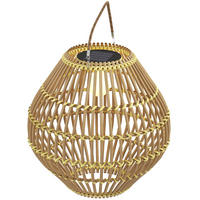 SOLARLEUCHTE, für Terrasse, Balkon, Stahl, Gelb - Gelb, Kunststoff (31/31/32cm) - Outsunny