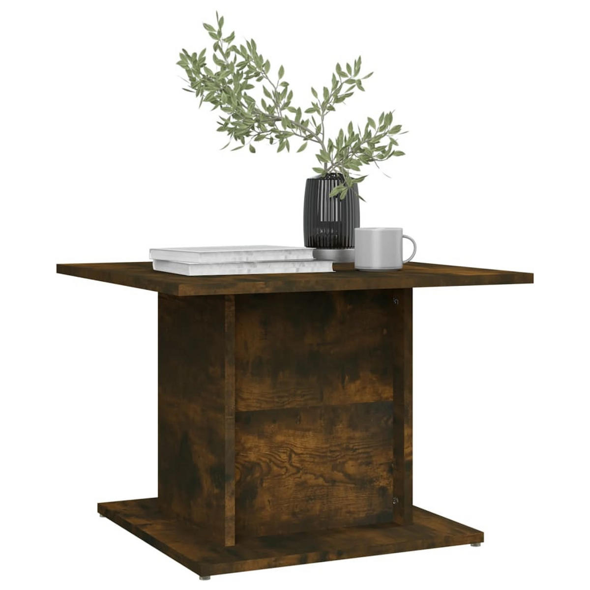 COUCHTISCH Räuchereiche 55,5x55,5x40 cm Holzwerkstoff - Braun, Holzwerkstoff (55.5/55.5/40cm) - furnicato