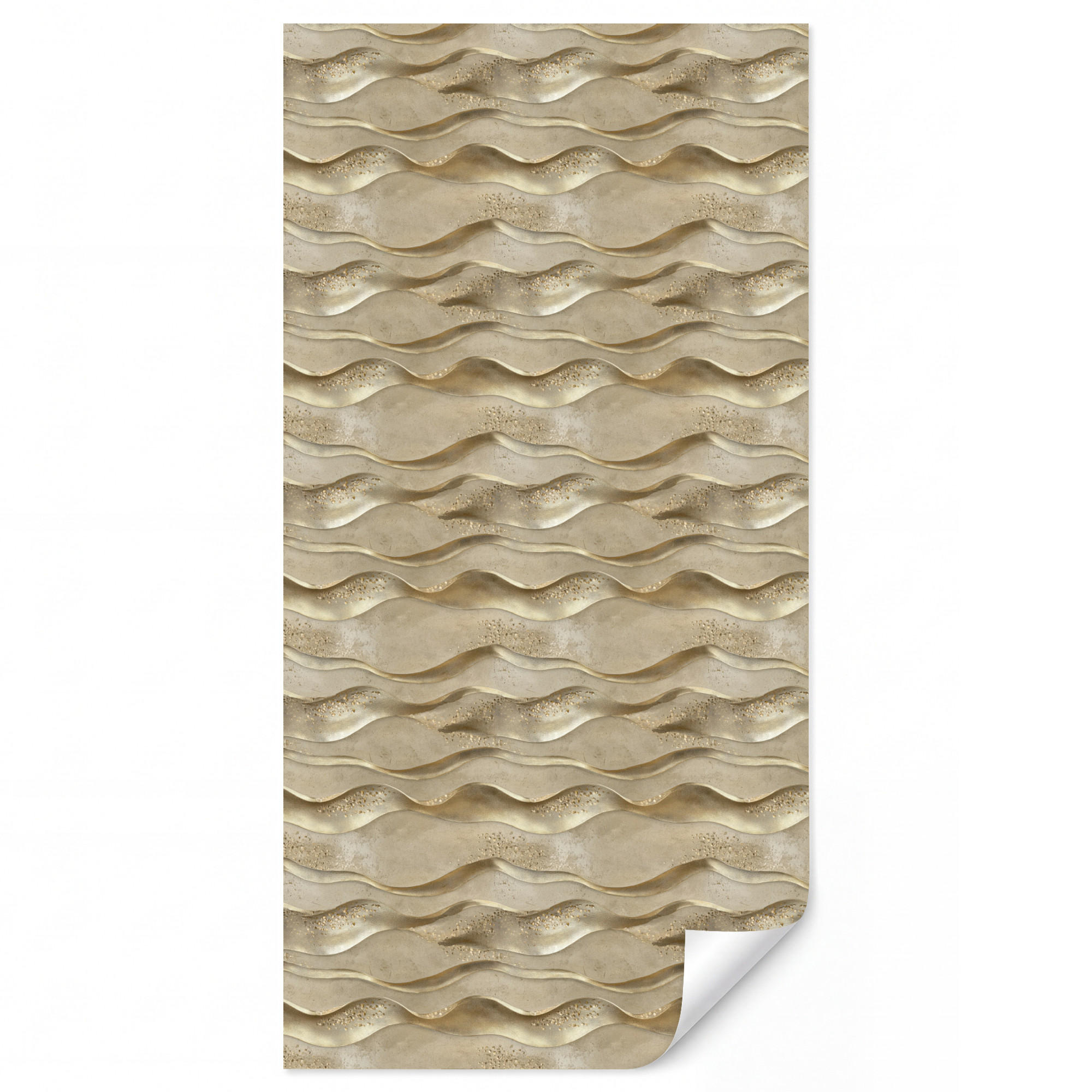 OnlyWow Tapete Gold 100x200 cm