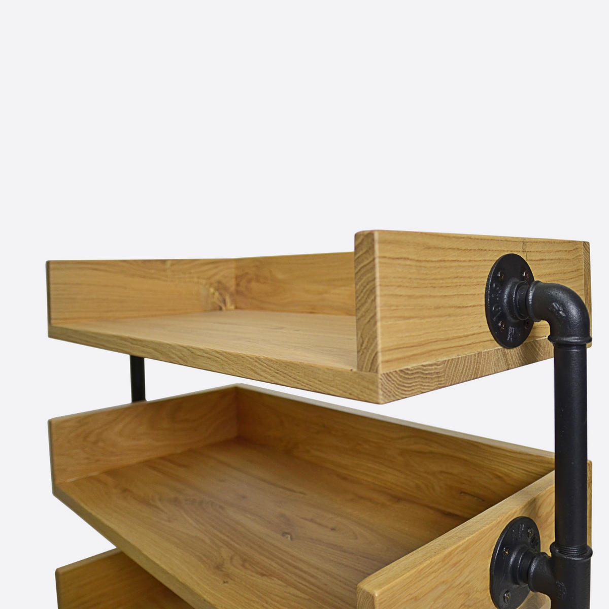 SCHUHREGAL für den Flur DENAR I - Eichefarben, Holz (85/60/35cm) - Rawood Furniture