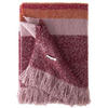WOHNDECKE BOUCLÉ STRIPE - Rot, Textil (145/200cm) - Tom Tailor