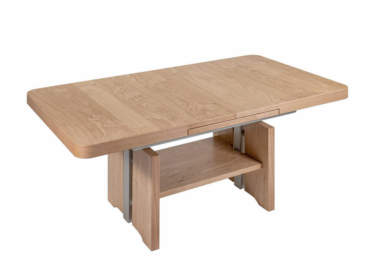 COUCHTISCH höhenverstellbar und ausziehbar Clover 120x56x70 Wildeiche - Wildeiche, Holz (120/70/70cm) - 58aufmkessel