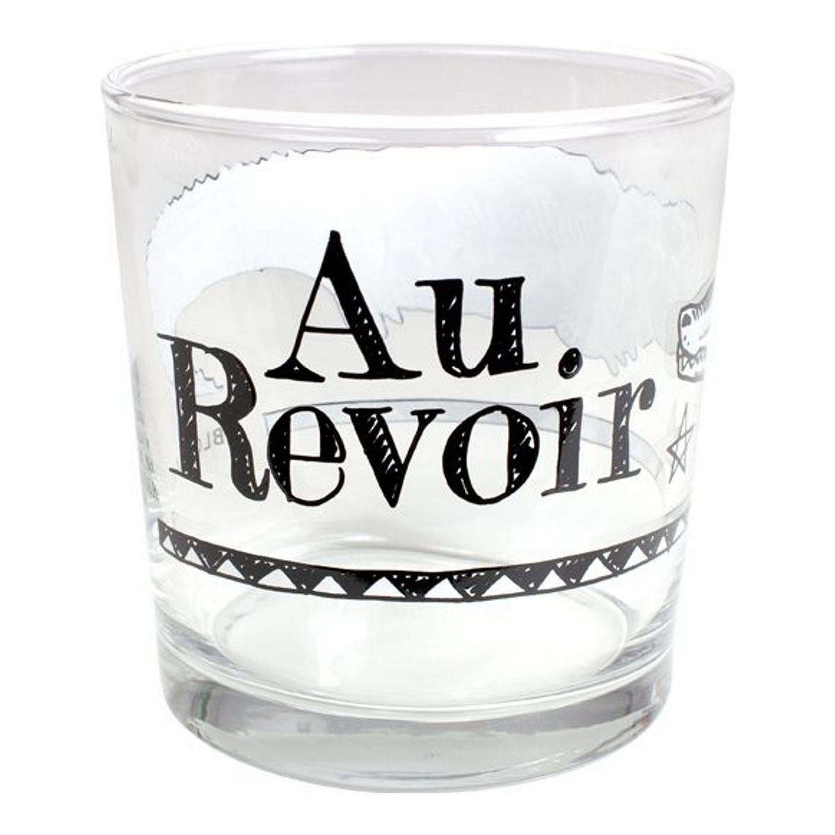 SAFTGLAS Au Revoir in Schwarz - 350 ml - Multicolor, Glas (0.35L) - Blond Amsterdam