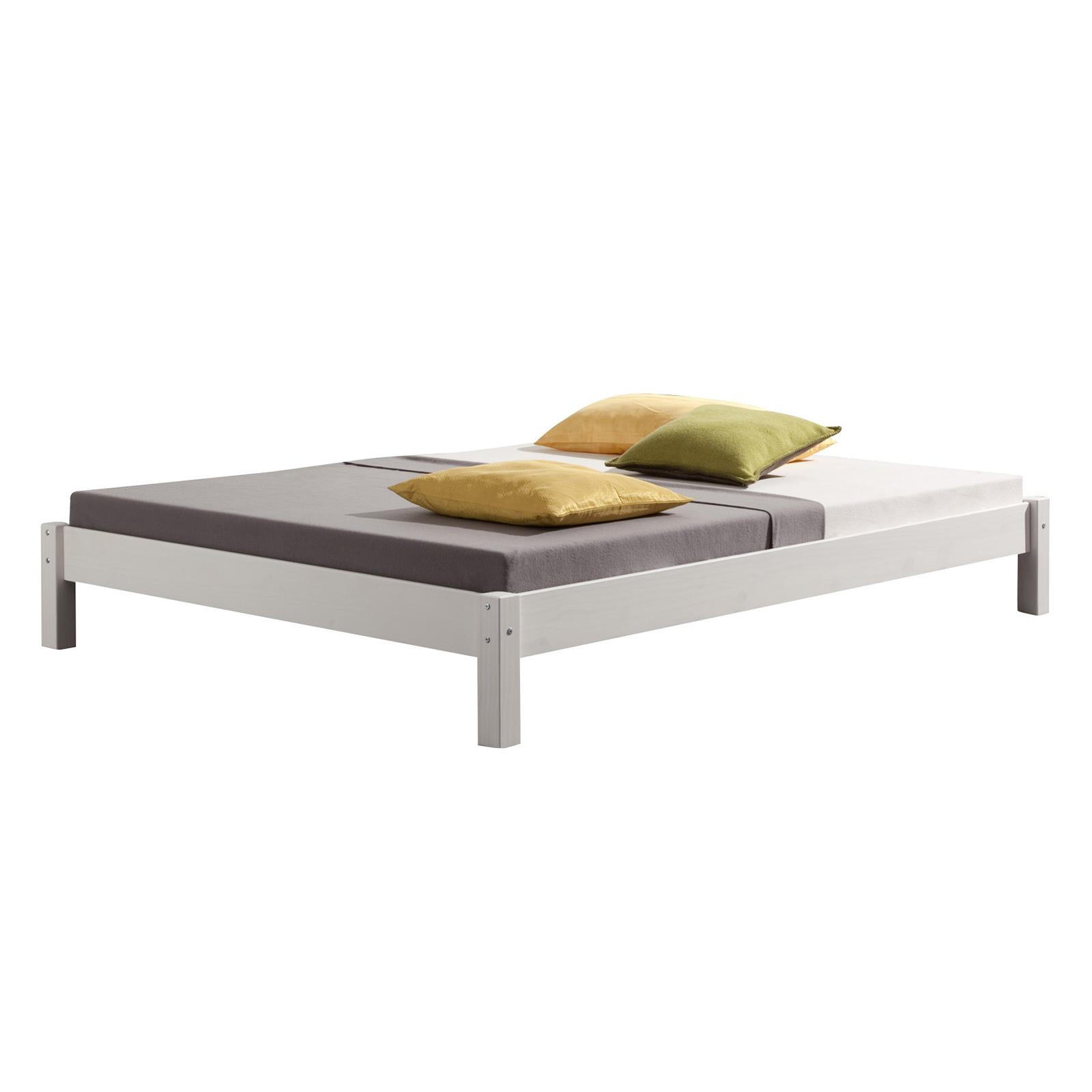 FUTONBETT TAIFUN 140X200 CM - Weiß, Holz (140/200cm) - IDIMEX