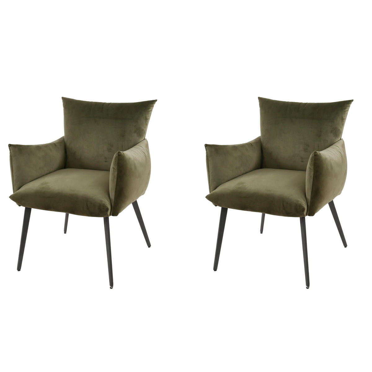 ESSZIMMERSTUHL Lobby Grün 68/65/83 cm - Grün, Textil (65/83/68cm) - Hoyz Collection
