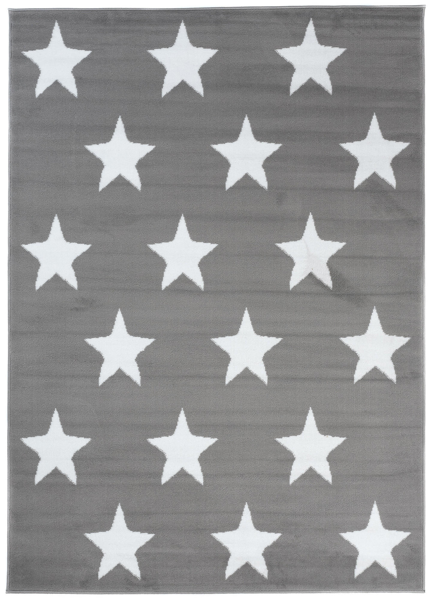 TEPPICH LUXURY Grau Geometrisch Sterne 200/300 cm - Grau, Textil (200/300cm) - Tapiso