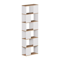 RAUMTEILER Eneos Weiß/Goldkraft Eiche 60 x 186 cm - Honigeiche/Weiß, Holzwerkstoff (60/186/24cm) - Vicco