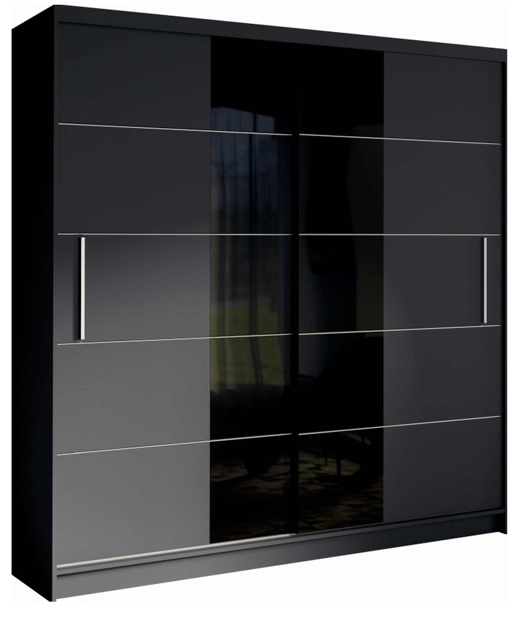 KLEIDERSCHRANK Graphit 200/215/60 - Graphitfarben, Holzwerkstoff (200/215/60cm) - RAUMHIRSCH FURNITURE