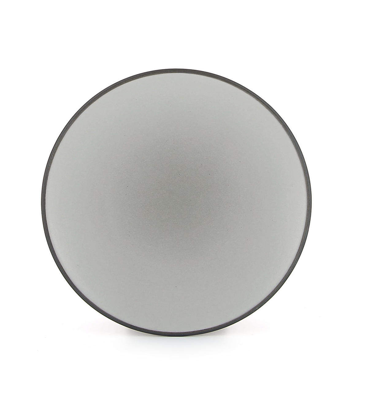 TELLER / BROTTELLER FLACH EQUINOXE 16 cm Pfeffer - Hellgrau, Keramik (16cm) - Revol Porcelaine France